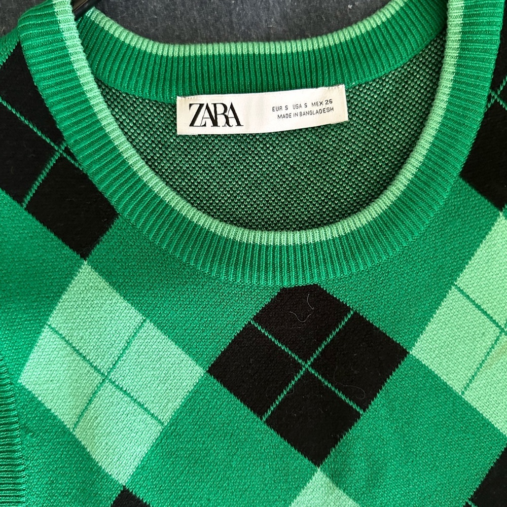Zara Green Dress